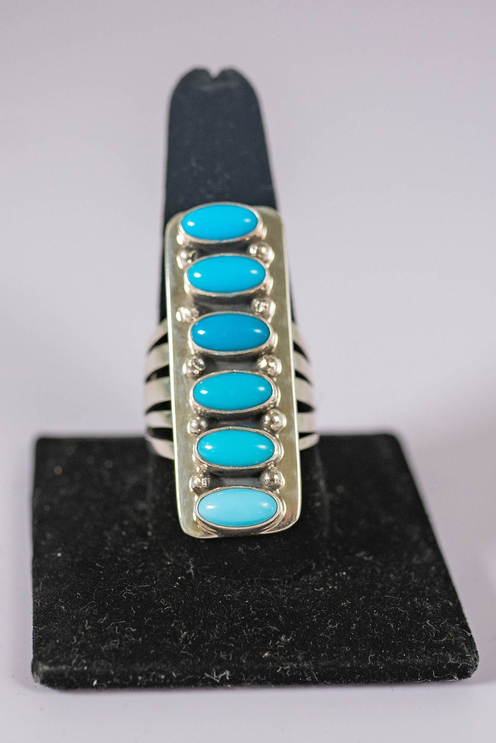 Artist Travis J Campitos Turquoise Ring (1 of 7)