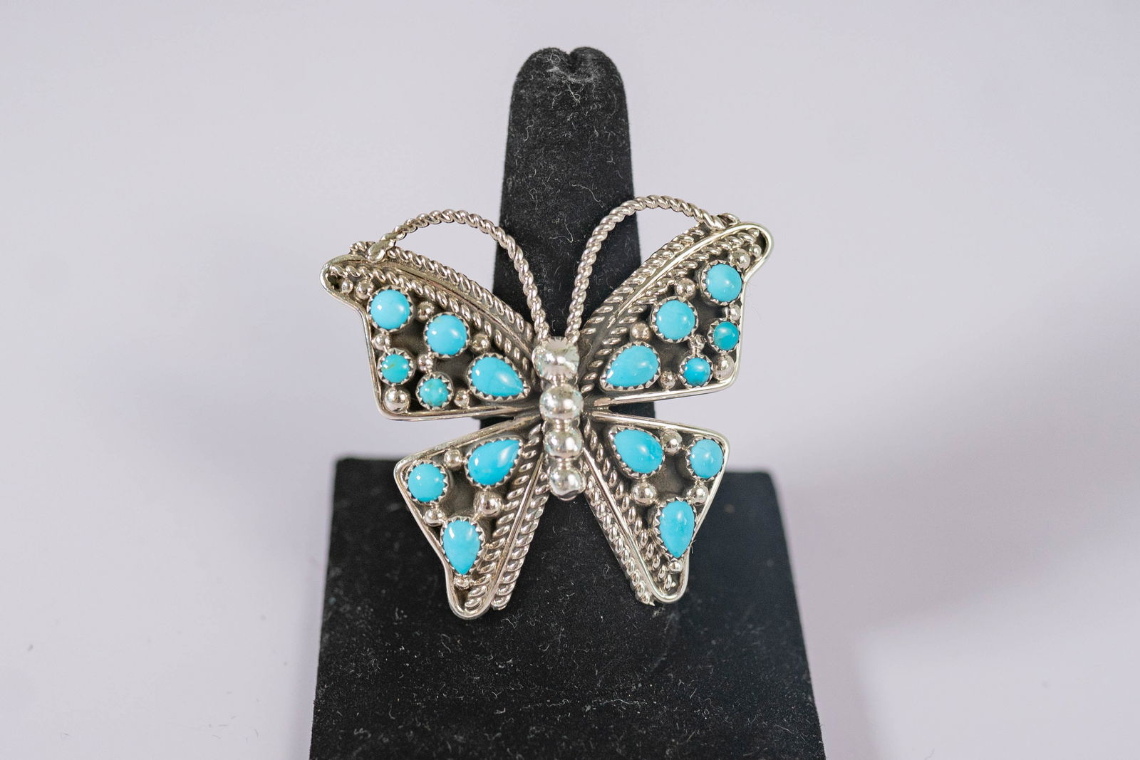 Amazing Turquoise Butterfly Ring (1 of 6)