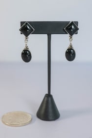 Classic Black Onyx Earrings
