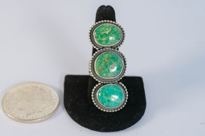Statement Piece Tyrone Turquoise Ring