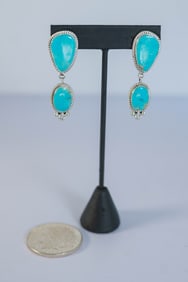 Stunning Candelaria Turquoise Earrings