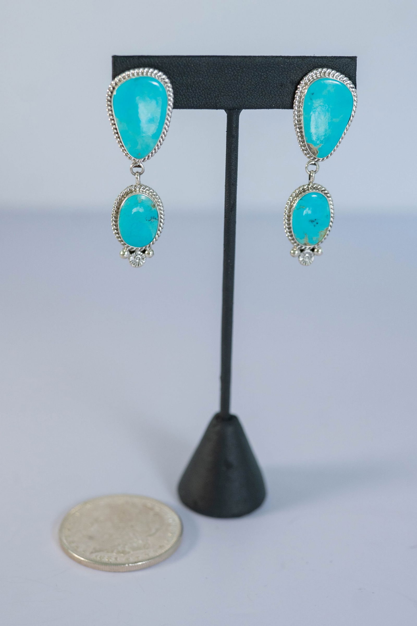Stunning Candelaria Turquoise Earrings (1 of 4)