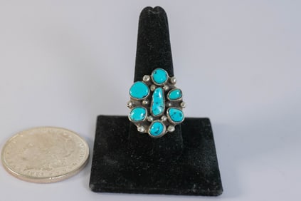 Vintage Kingman Turquoise Ring
