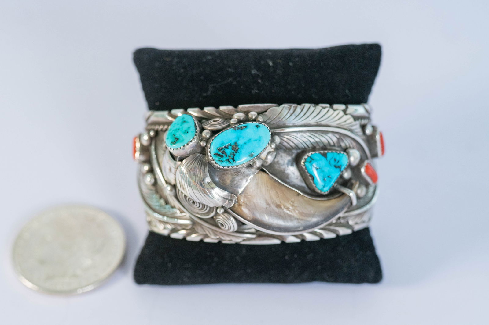 Master Silversmith Elaine Sam Vintage Cuff (1 of 5)