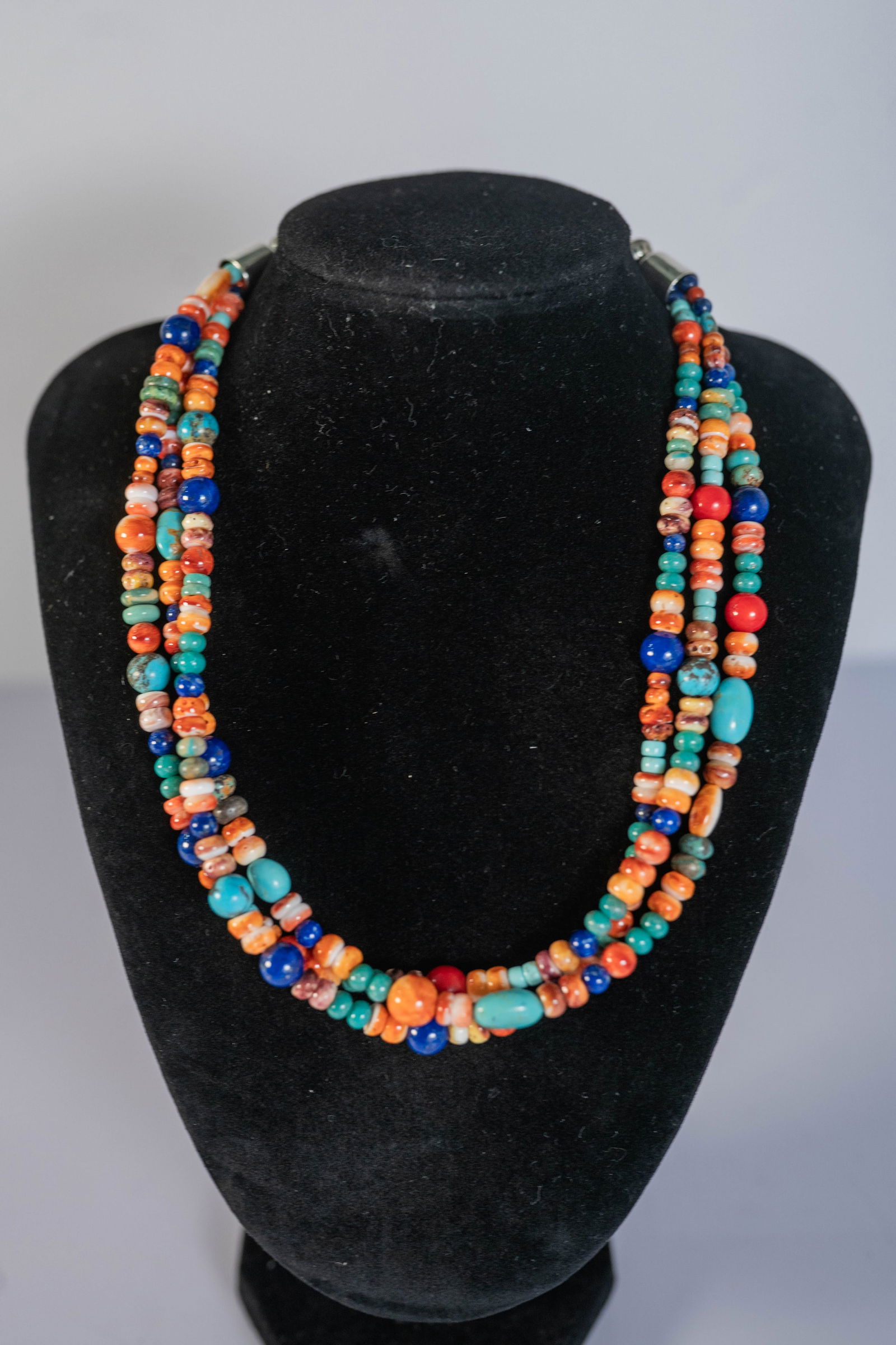 Multi Gemstone 3 Strand Necklace (1 of 5)