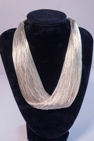 Liquid Sterling Silver 200 Strand Necklace