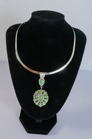 Elegant Turquoise Pendant Necklace