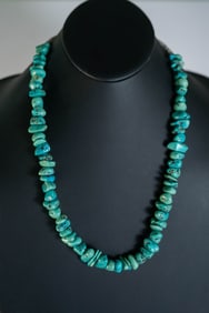 Vintage Kingman Turquoise Nugget Necklace