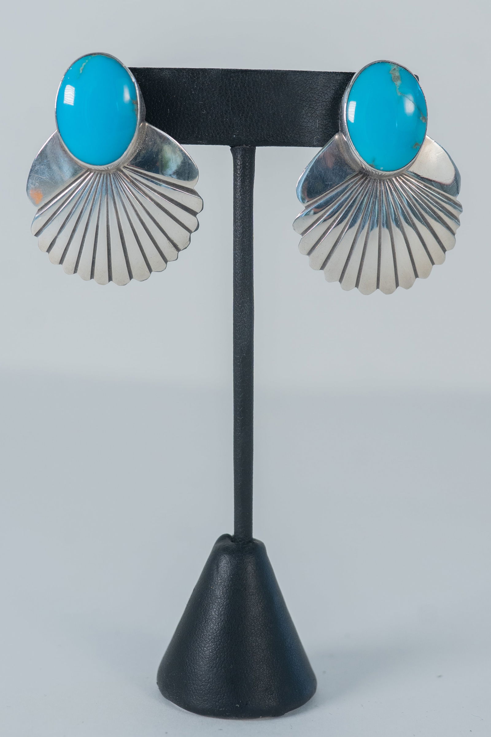 Native American Navajo Vintage Art Nouveau Earrings (1 of 4)