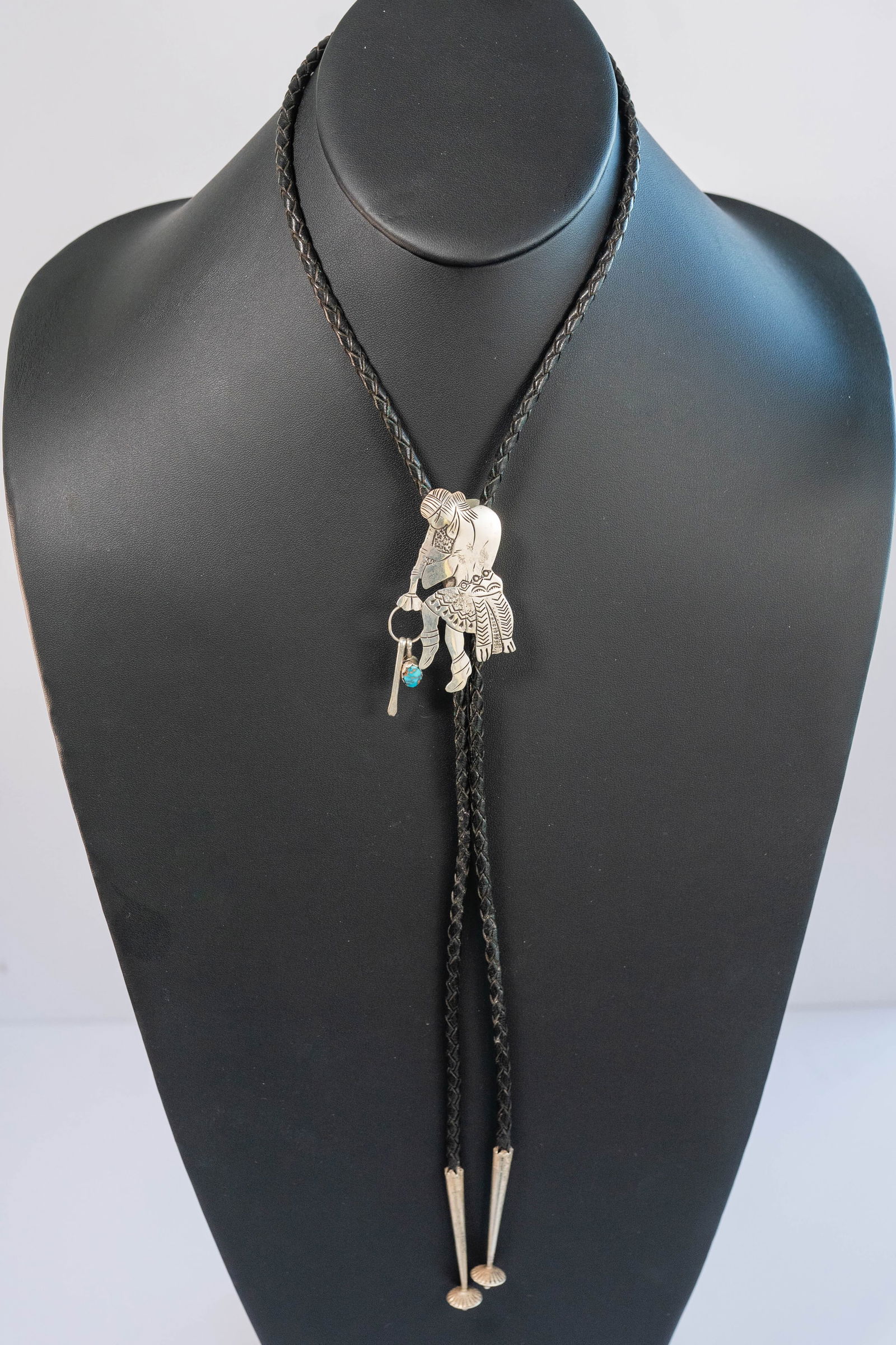 Navajo Vintage Kachina Dancer Bolo Tie (1 of 4)
