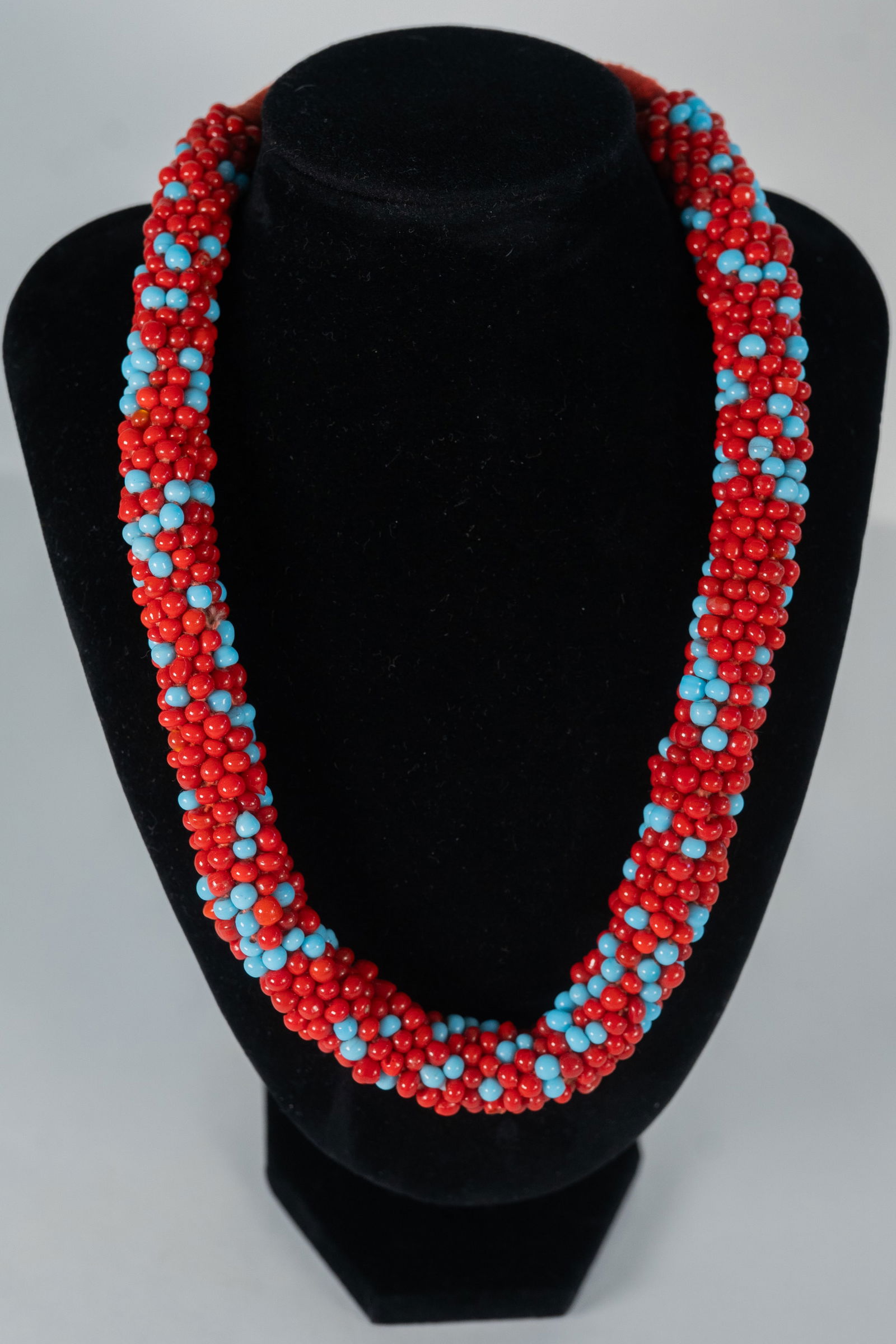 Native American Navajo Vintage Braided Necklace (1 of 7)