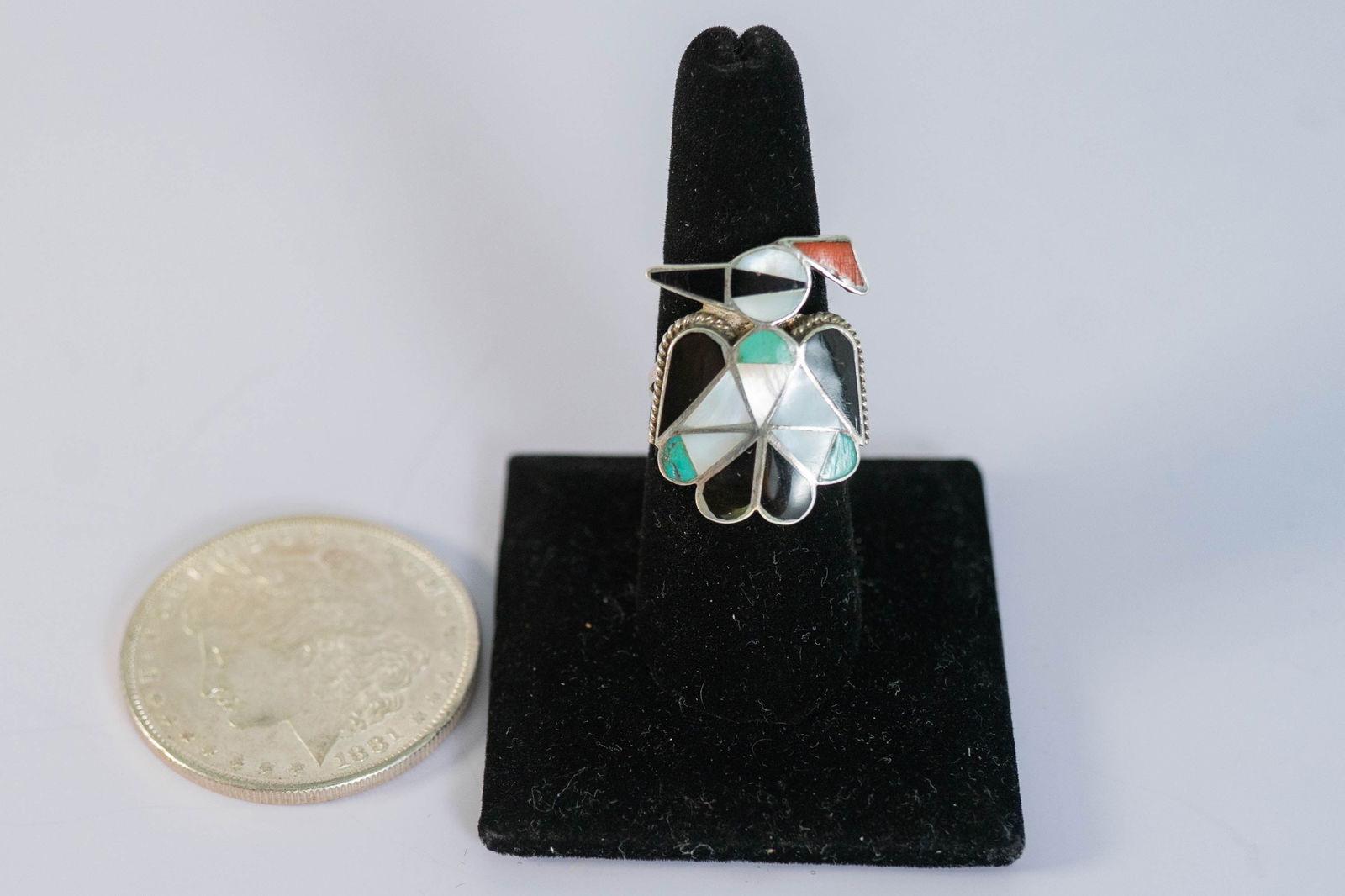 Vintage Zuni Firebird Ring (1 of 5)