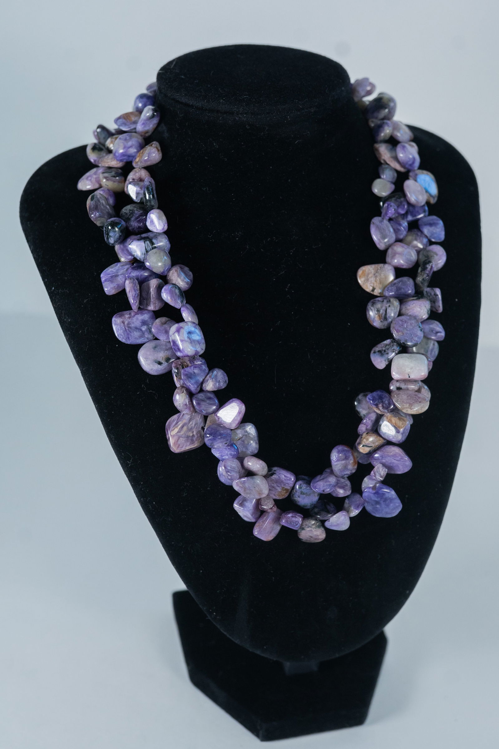Beautiful Sugilite Two Strand Necklace (1 of 7)