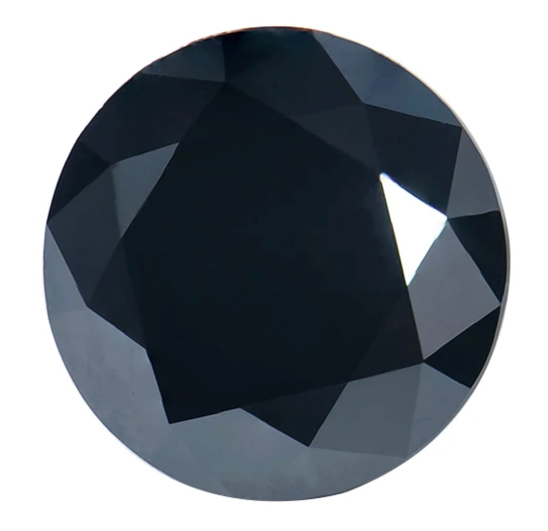 3.0ct Unmounted Black Moissanite Diamond (1 of 8)