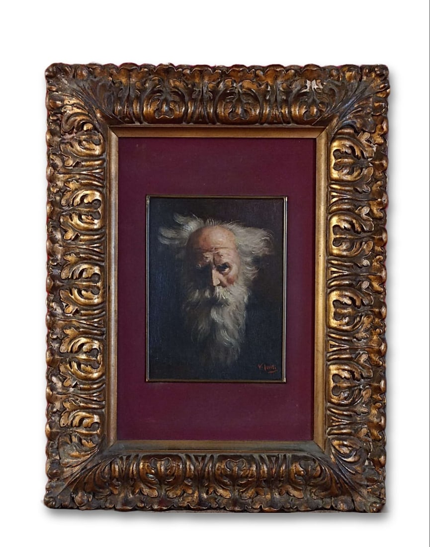 Vincenzo Irolli (1860-1949) Italian Painting oil on canvas impressionism (1 of 4)