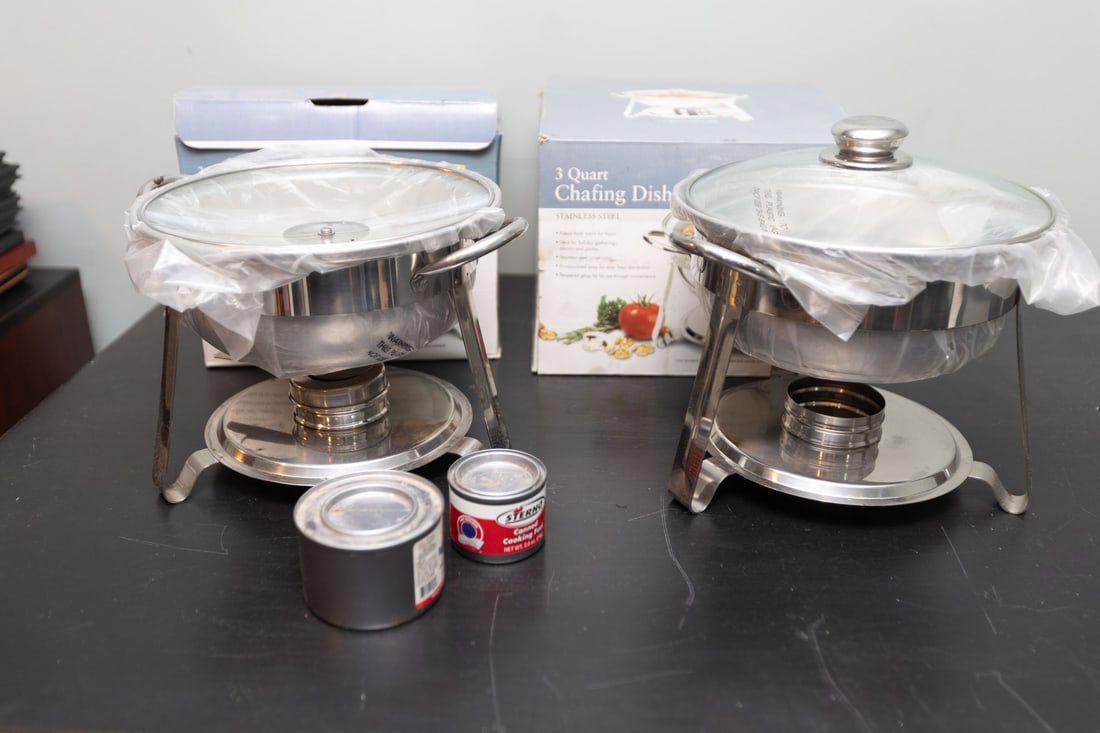 2 - 3Qt Stainless Steel Chafing Dishes (1 of 2)