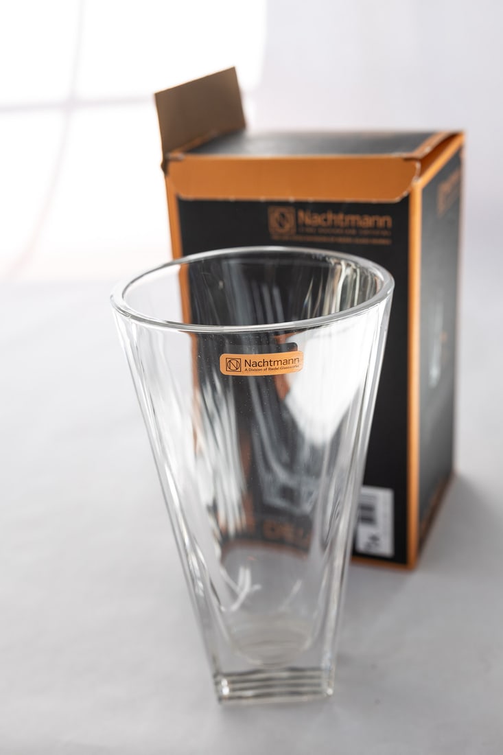 Nachtmann Crystal Art Deco Vase (1 of 3)