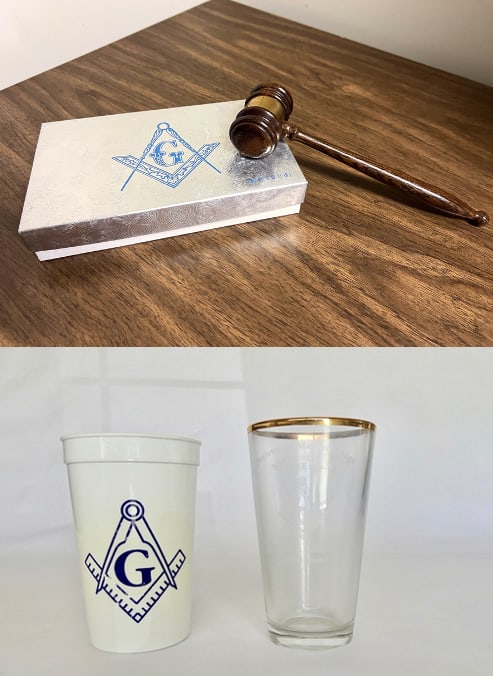 Collection of Free Mason Items (1 of 7)