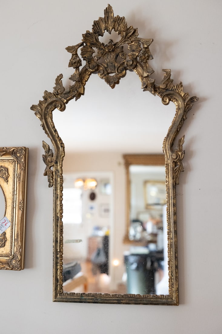 Gilded Age Era Gold Wall Mirror (1 of 2)