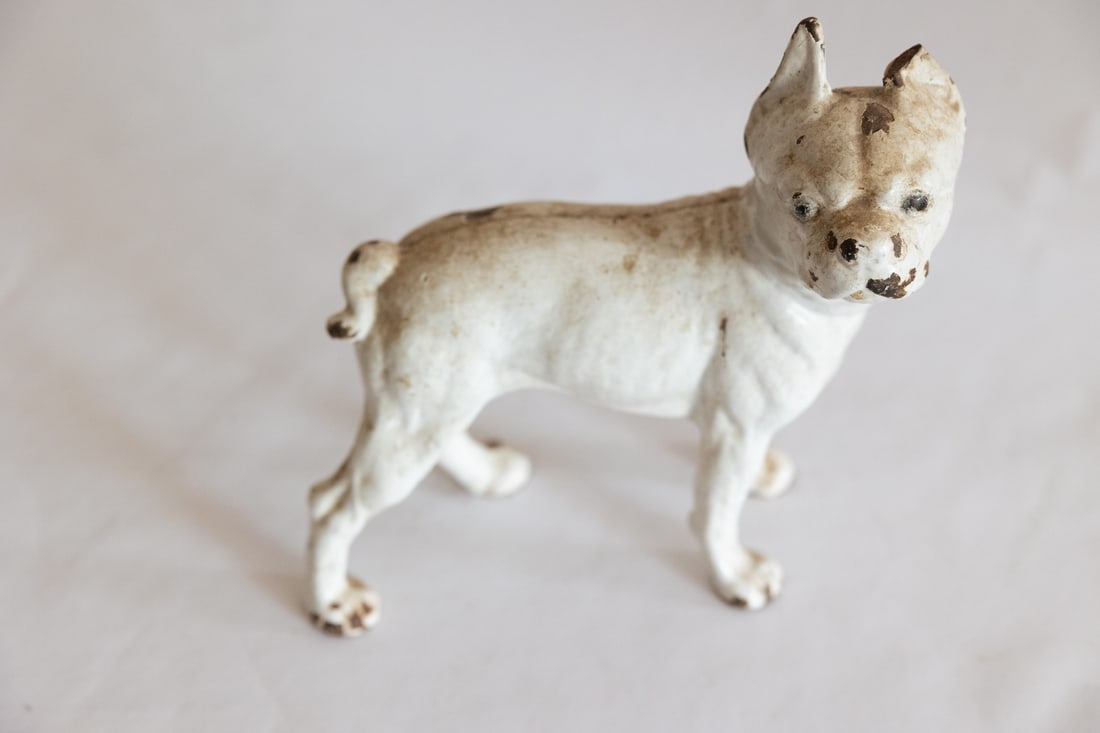 Boston Terrier Large Cast Iron Dog (1 of 3)