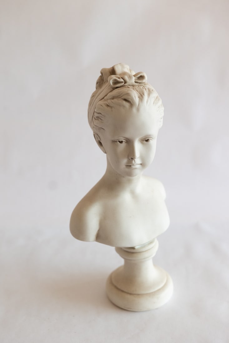 Bust of A Woman: Bust of A Woman - Plaster - Measuring 16 X 8