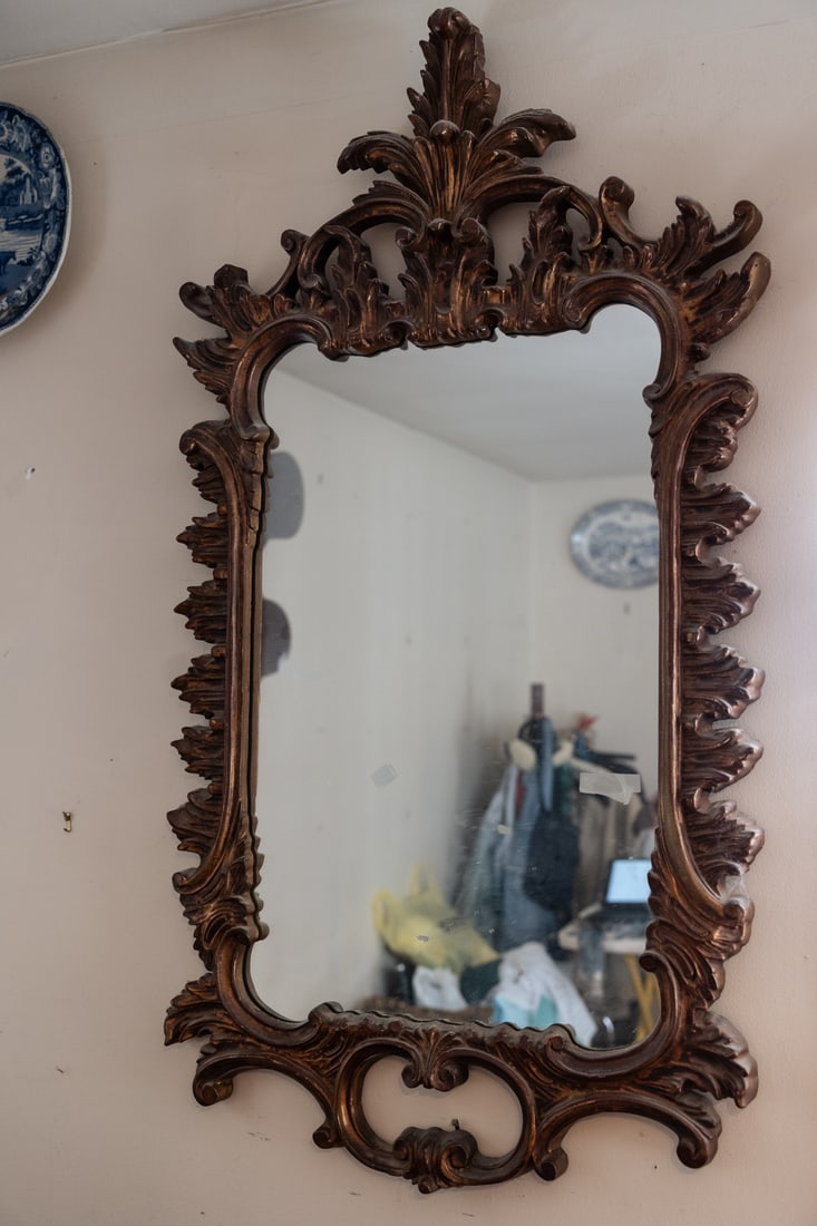 Gilded Era Wall Hanging Mirror (1 of 4)