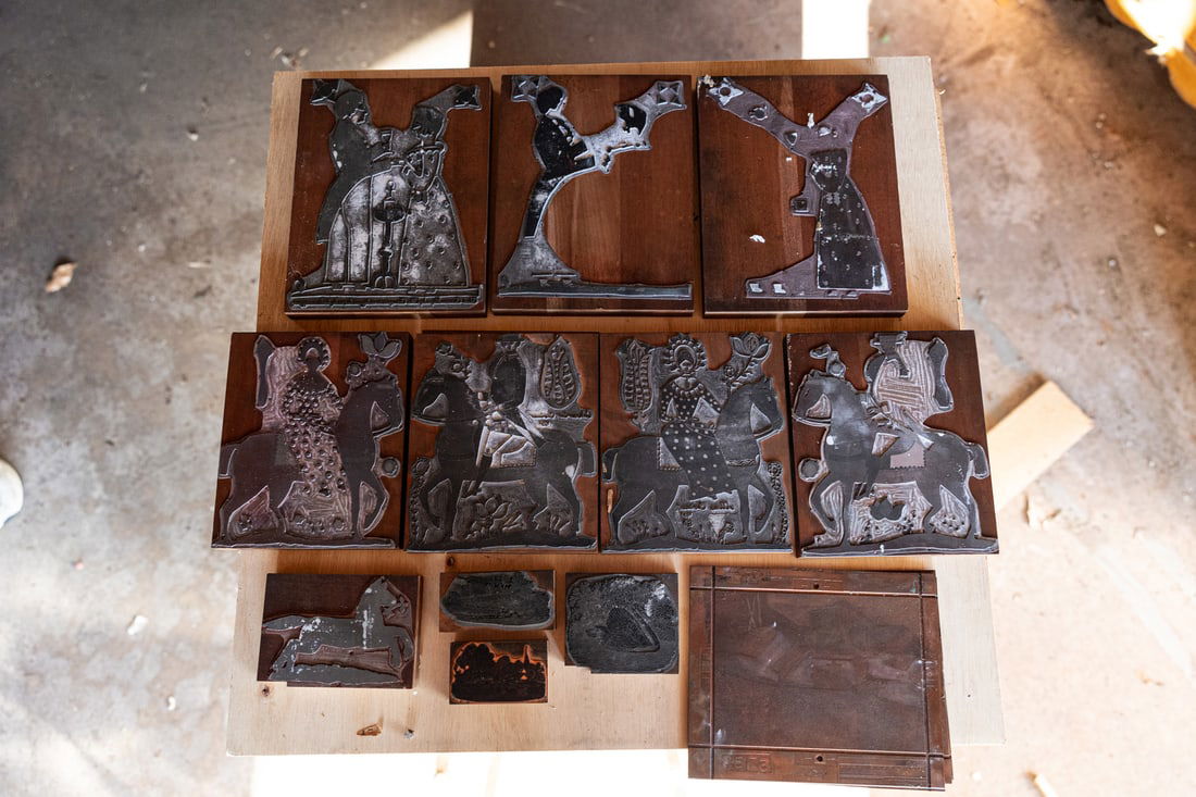 Collection of 12 Etching Plates (1 of 5)