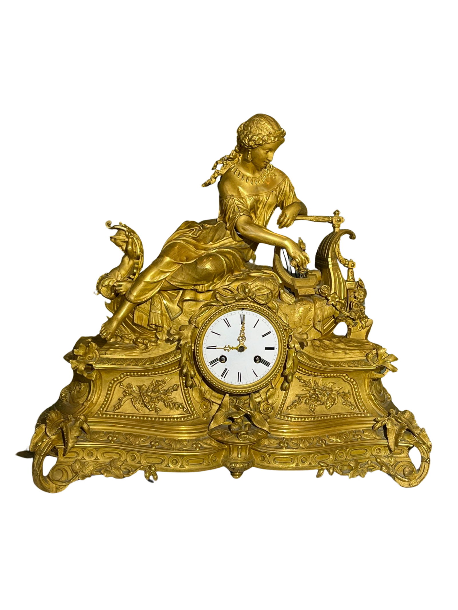 Figural Mantel Clock (1 of 5)