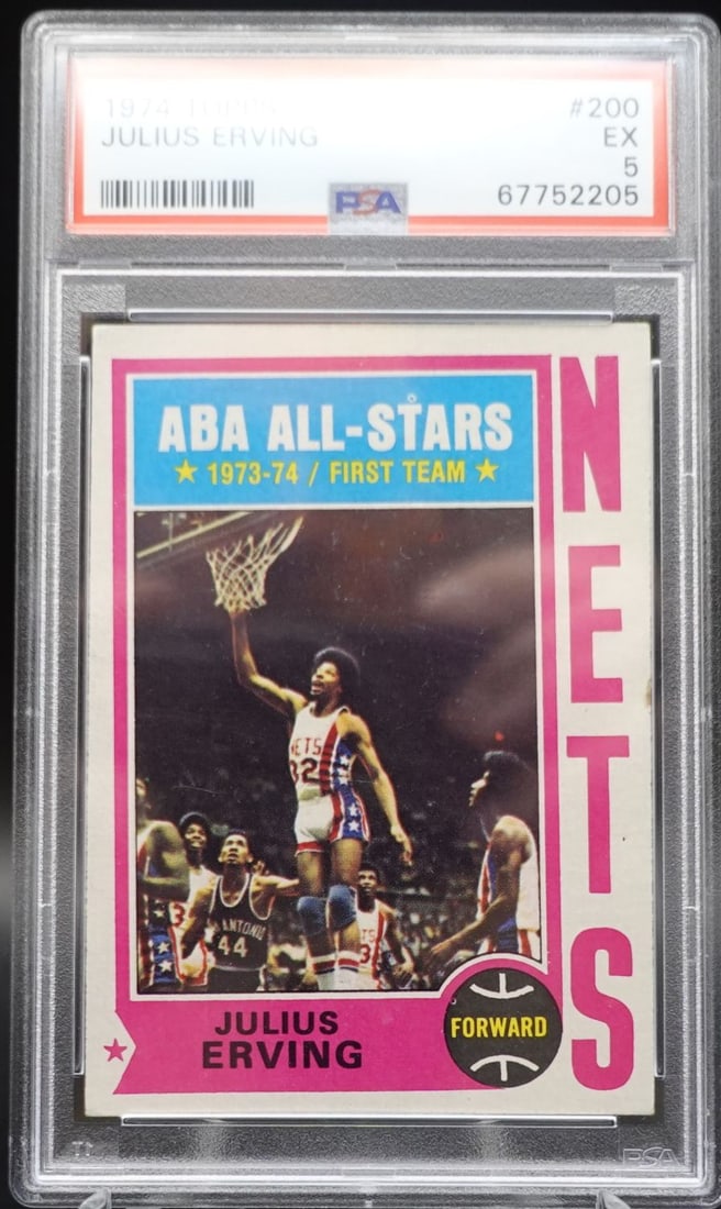 1974 Topps Julius Erving #200 (1 of 2)