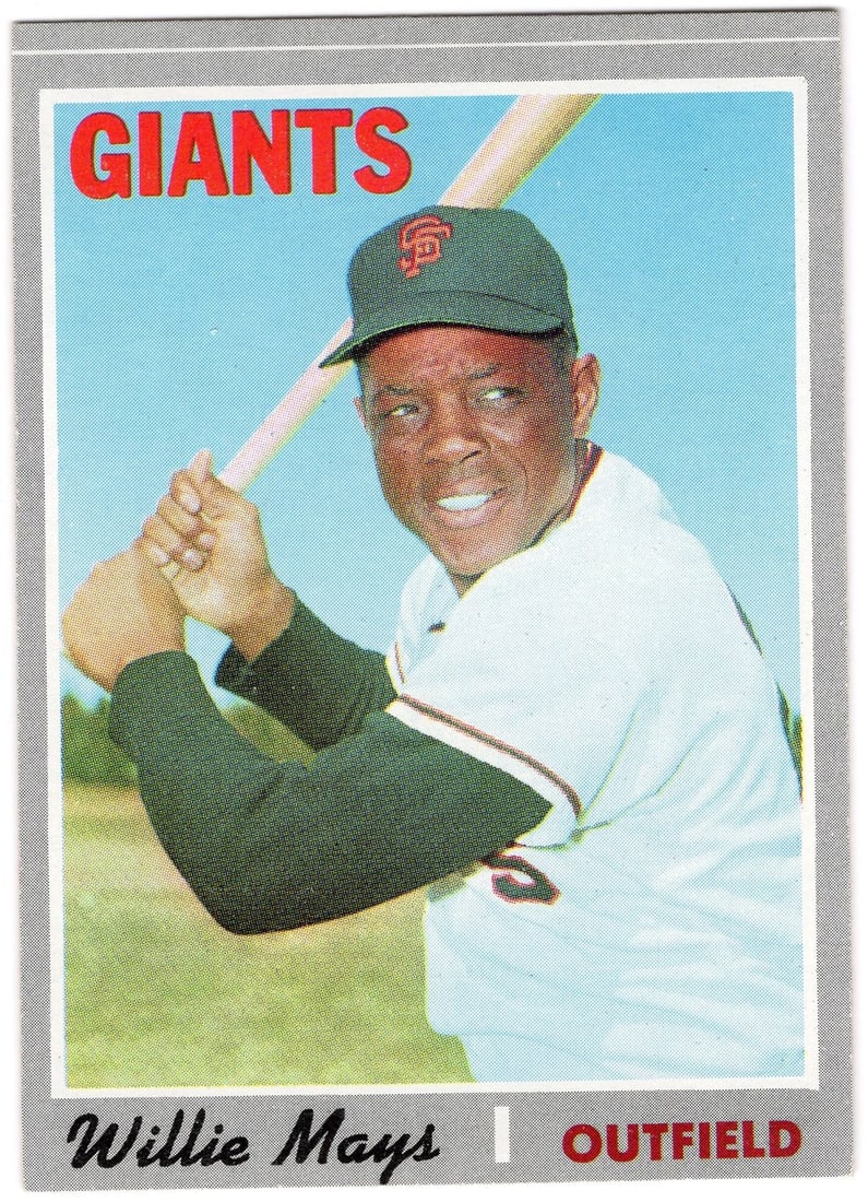 Willie Mays 1970 Topps #600: Willie Mays 1970 Topps #600