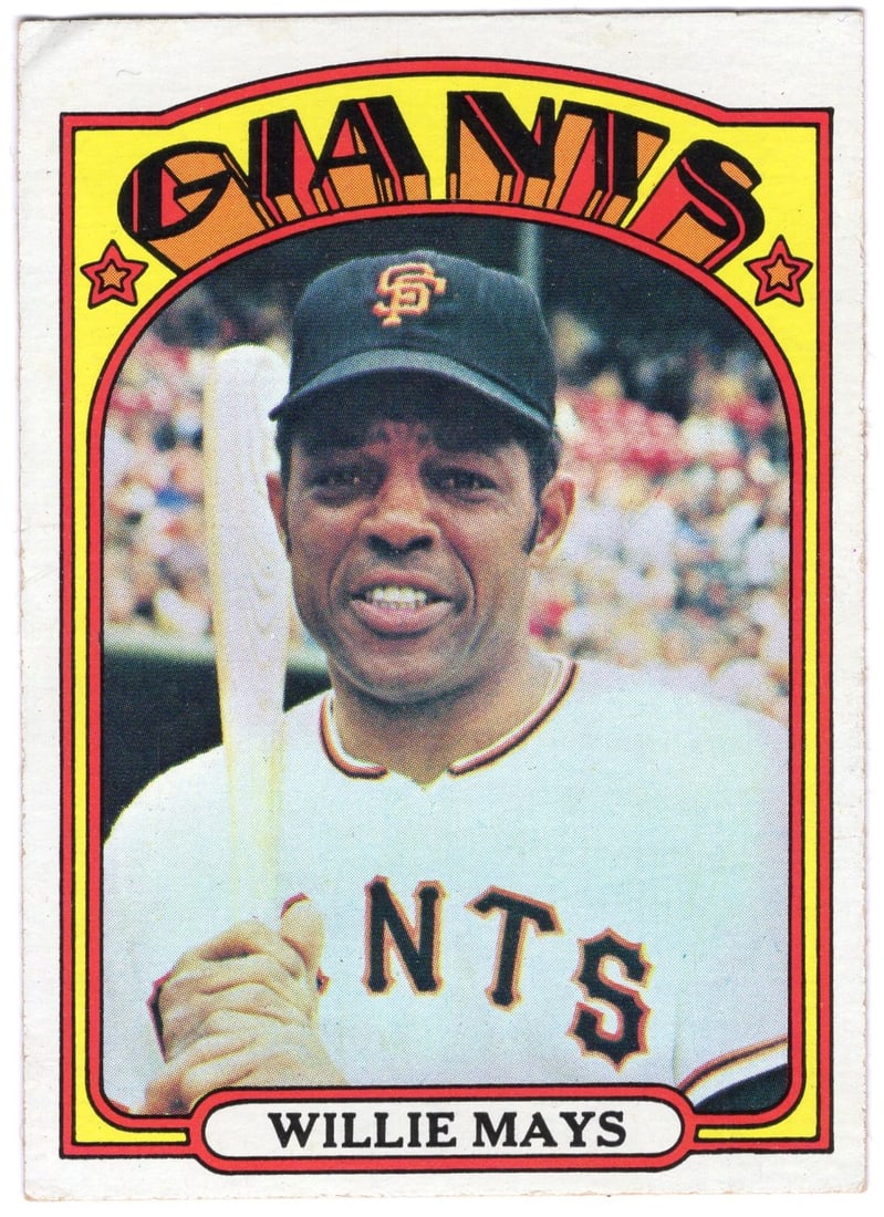 Willie Mays 1972 Topps #49: Willie Mays 1972 Topps #49