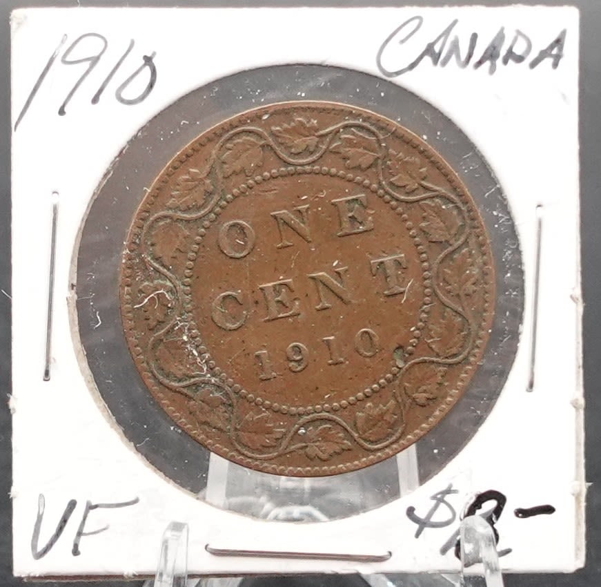 1910 Canada Large Cent XF+ Nice (1 of 2)