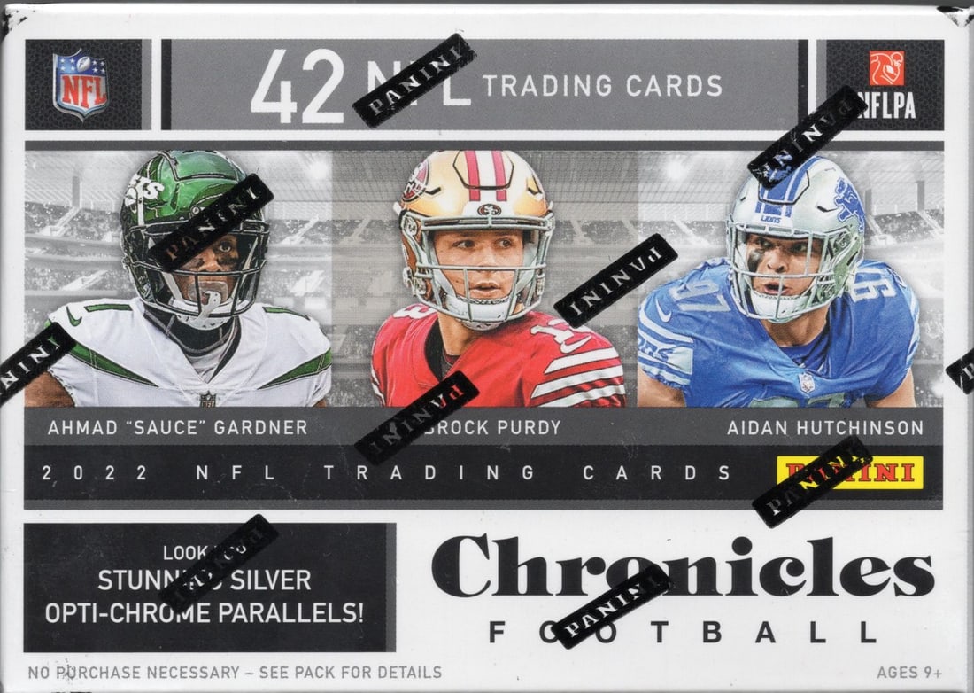 2022 Panini Chronicles Football 6-Pack Blaster Box (Pink Parallels!) Look for Silver Opti-Chrome (1 of 4)