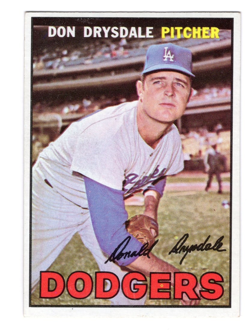 1967 Topps Don Drysdale #55 (1 of 2)