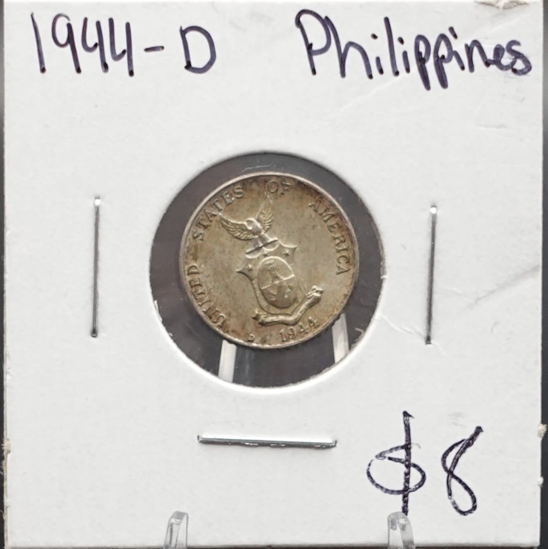 1944-D Filipians Ten Centavos Silver (1 of 2)