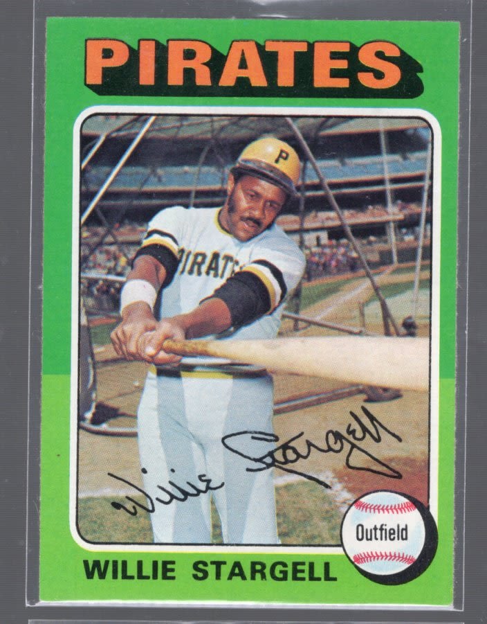 1975 Topps Willie "Pops" Stargell Card number 100 in Great Condition!!!: 1975 Topps Willie "Pops" Stargell Card number 100 in Great Condition!!!