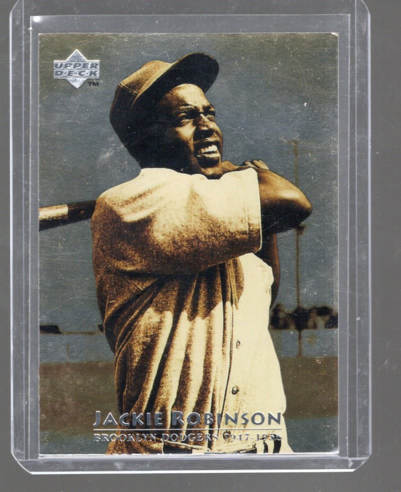 Jackie Robinson 1996 Upper Deck Commemorative Card (1 of 2)