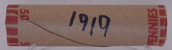 Roll of 1919 Wheat Cents