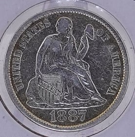 1887-S Seated Dime