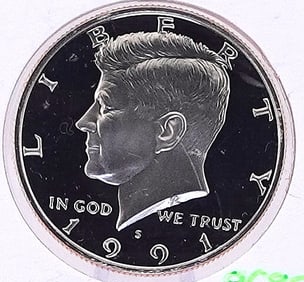1991-S Kennedy Half Dollar