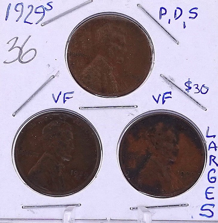 1929 P, D, S Lincoln Wheat Cent (1 of 2)