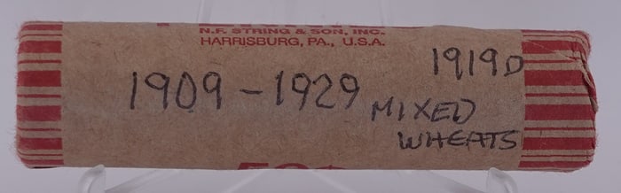 Roll of 1909-1929 Wheat Cents