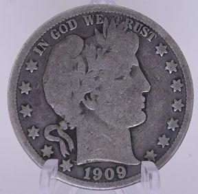 1909 Barber Half Dollar