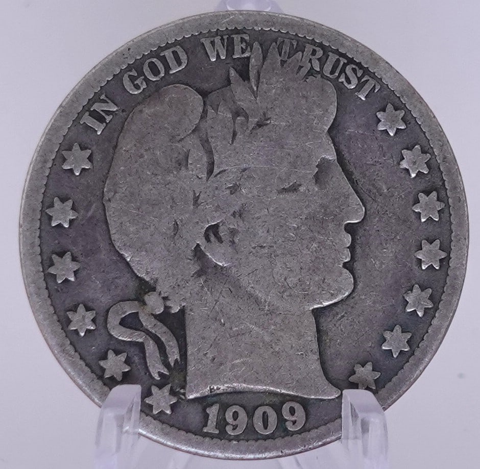 1909 Barber Half Dollar (1 of 2)
