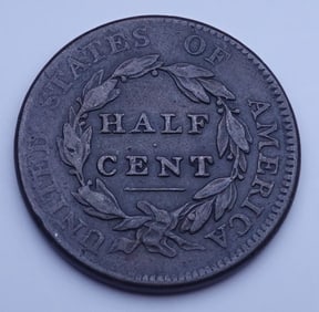 1811 Classic Head Half Cent
