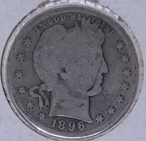 1896 Barber Quarter