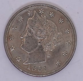 1883 V Nickel