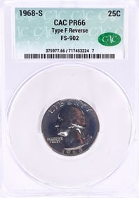 1968-S Clad Washington Quarter