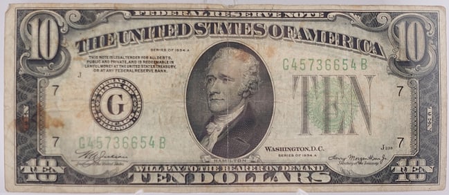 1934-A $10 Bill