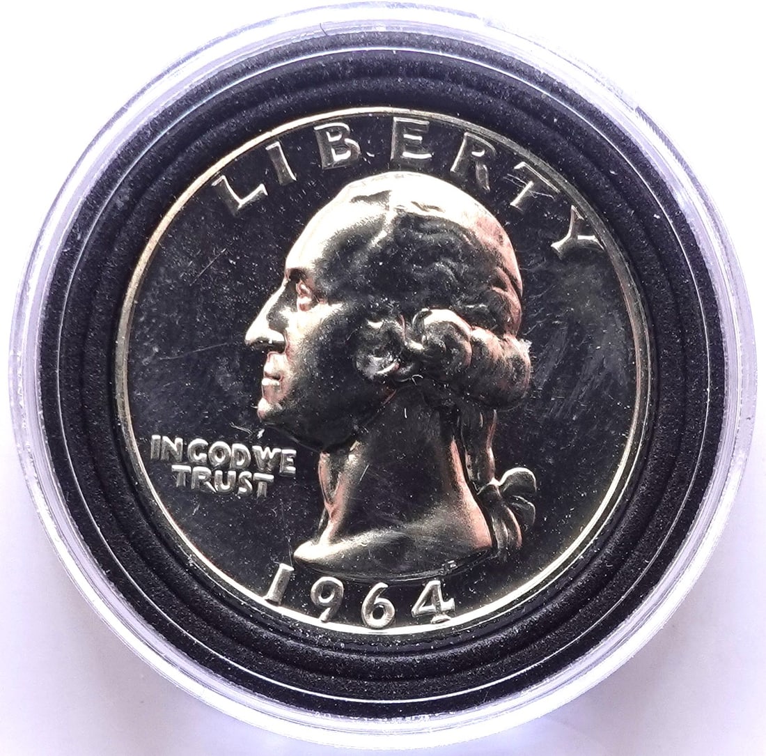 1964 Washington Quarter: This is a proof